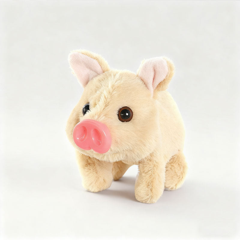Peluche elettrico a forma di maiale che cammina