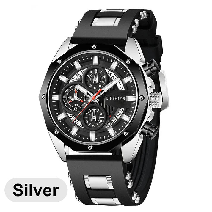⏳Offerta speciale a tempo limitato⏰Orologio professionale al quarzo con quadrante grande e calendario⌚
