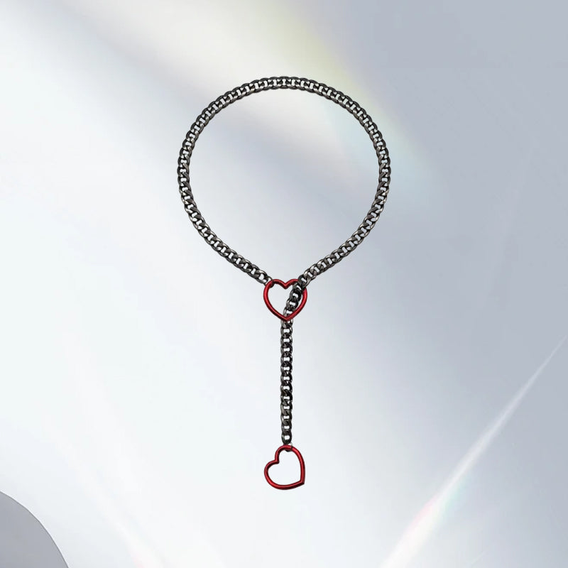 Collana con ciondolo a forma di cuore personalizzato