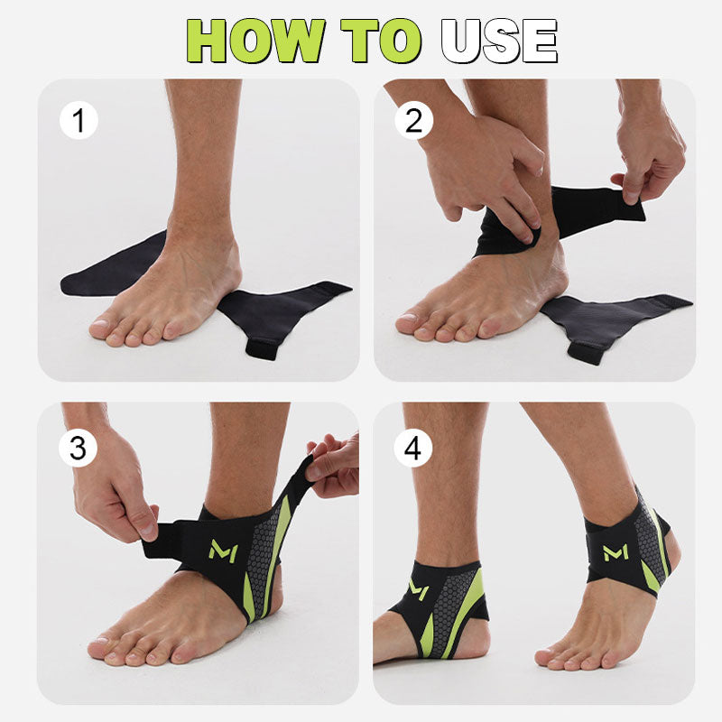 🦶 Supporto leggero a compressione per caviglia