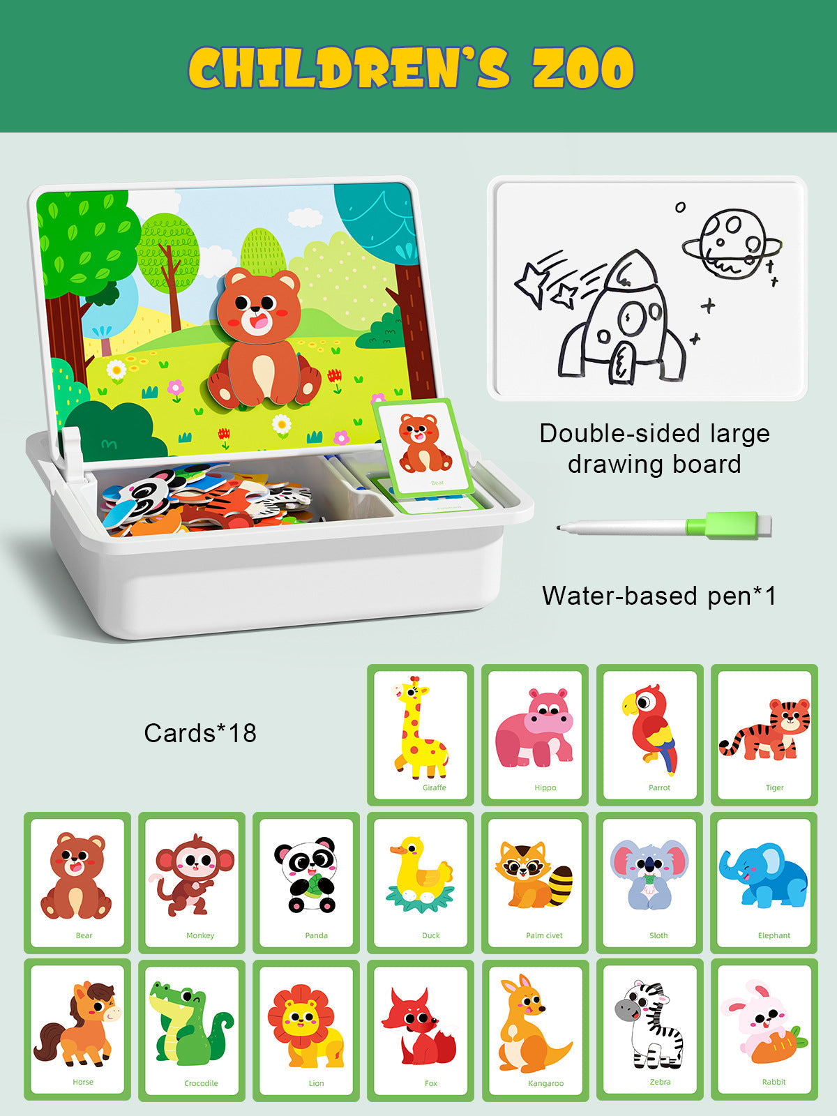 Puzzle magnetici con facce