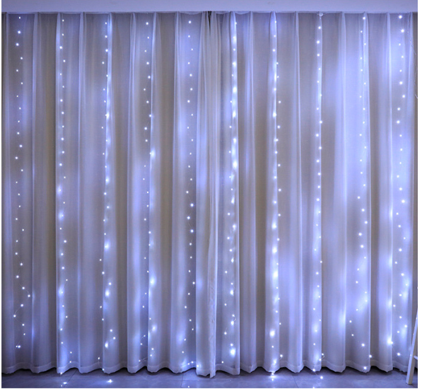 🎁Saldi natalizi anticipati 49% di sconto🎅Catena luminosa a LED, cortina luminosa a LED alimentata tramite USB per confezioni regalo