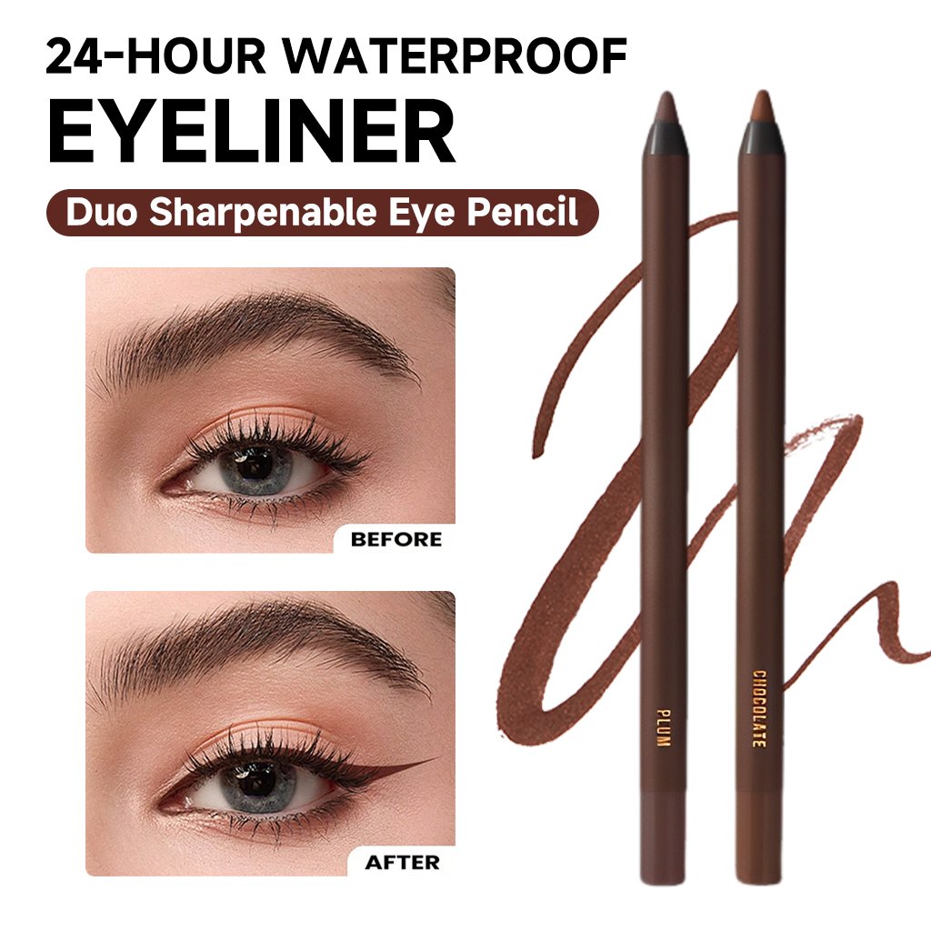 🎁Acquista 1 e ottieni 1 gratis🔥 - 🌟24 HR Waterproof Eyeliner Duo Matita occhi affilabile