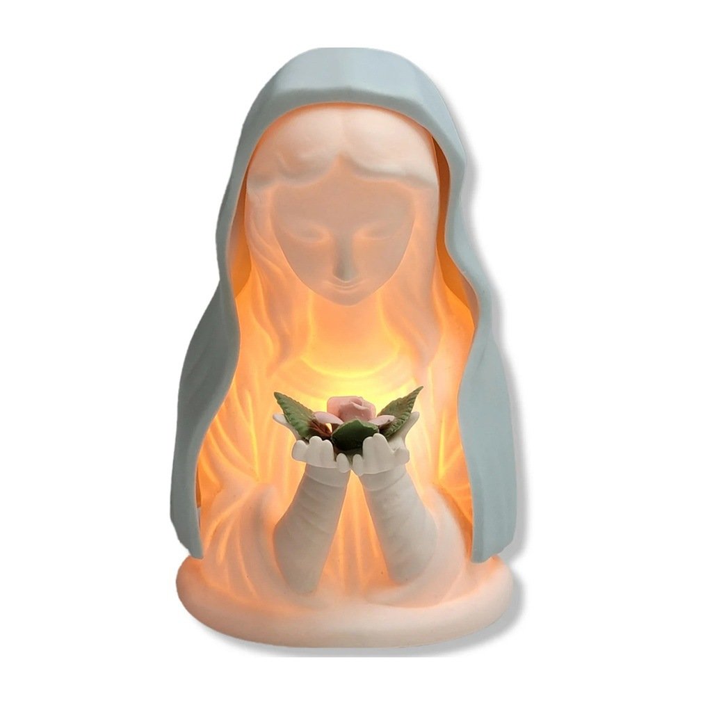 Lampada da notte per la preghiera alla Vergine Maria