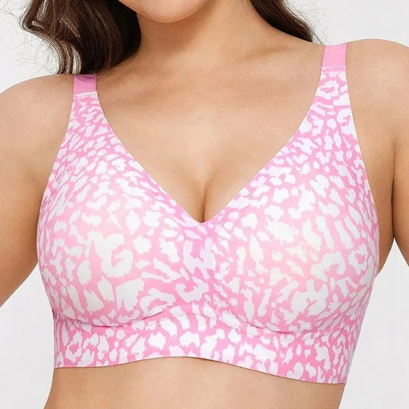 🏆ULTIMO GIORNO DI SALDI 46% DI SCONTO 🔥Reggiseno modellante super rassodante con stampa leopardata | Reggiseni senza ferretto da donna 👍Niente più seno cadent
