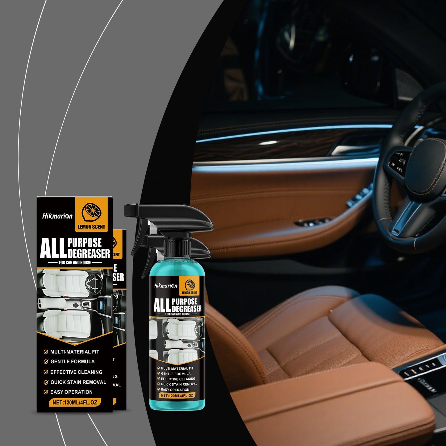 🔥Saldi scottanti 49% di sconto🚗Spray detergente multiuso per auto e casa