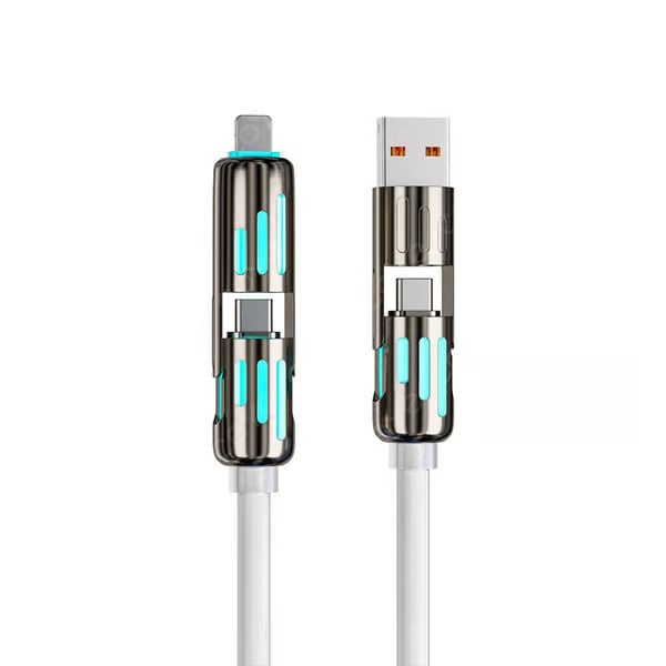 ⏰Cavo di ricarica USB 4 in 1, ricarica rapida, MAX. 60