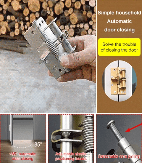 Cerniera automatica con posizionamento di rimbalzo 3 in 1