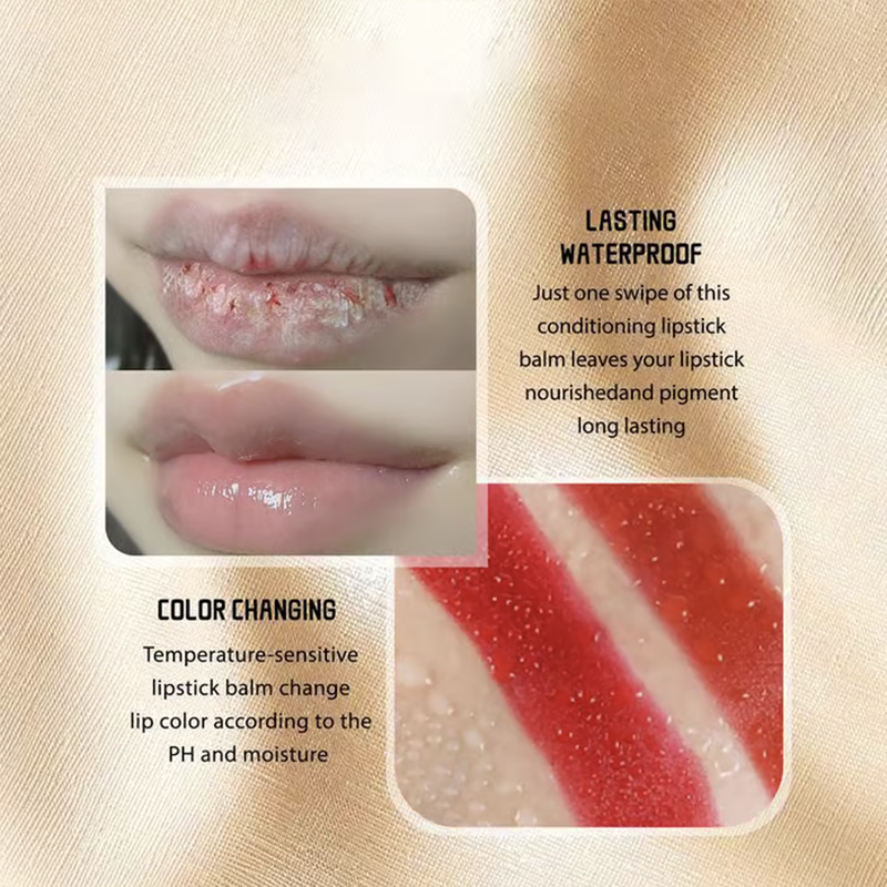 ⏰ Promozione dell'ultimo giorno!🎁- ✨Rossetto che cambia colore senza sbavature💄CrystalClear Color Alchemy 💋 Si tinge automaticamente al contatto!