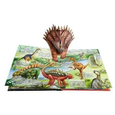🦖Enciclopedia 3D Prehistorica Dinosauri📙COPERTINA RIGID