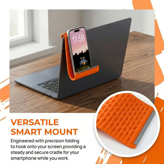 💻📱Supporto flessibile in silicone per telefono con base in alluminio | Supporto pieghevole e portatile, indispensabile per i viaggi: supporto pieghevole per cellulari e smartphone