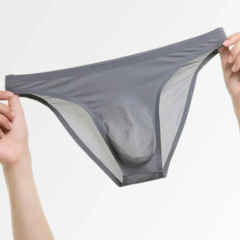 Slip sexy trasparente ultra-sottile senza cuciture in seta di ghiaccio