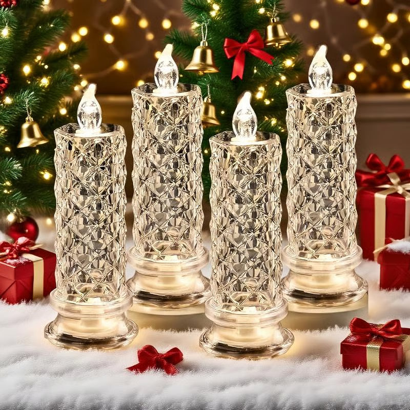 Candela Crystal Rose – Luce romantica senza sporcare