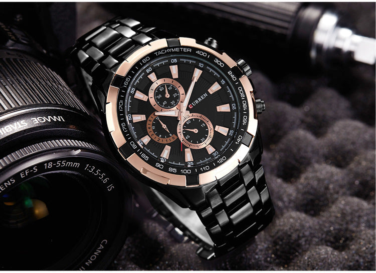 Orologio al quarzo impermeabile da uomo