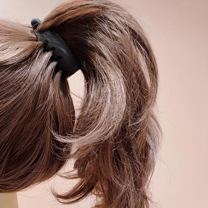 Mini mollette antiscivolo a forma di banana: mollette leggere per capelli sottili o fini, ideali per code di cavallo e chignon