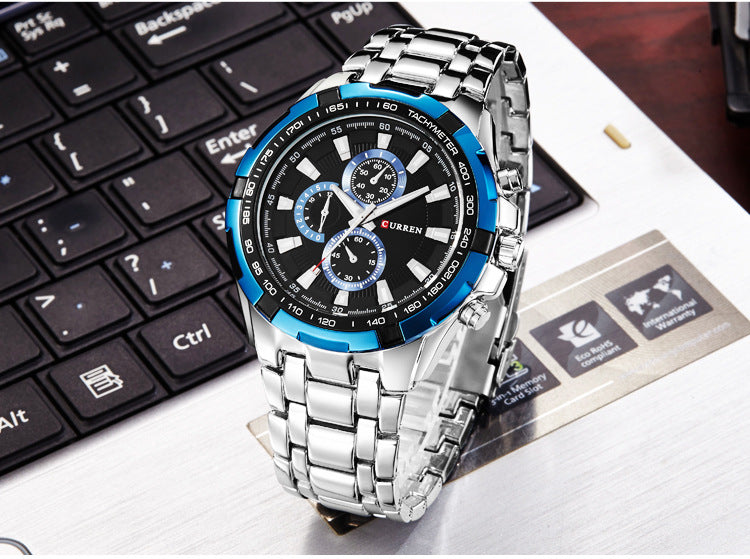 Orologio al quarzo impermeabile da uomo