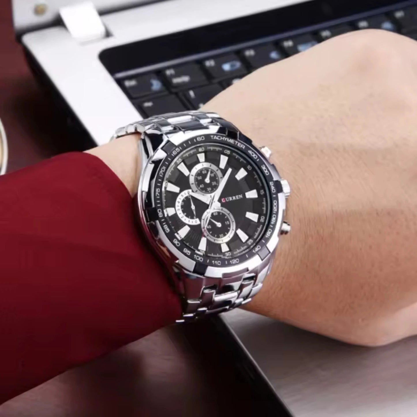 Orologio al quarzo impermeabile da uomo