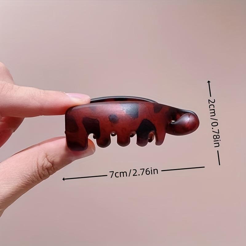 Mini mollette antiscivolo a forma di banana: mollette leggere per capelli sottili o fini, ideali per code di cavallo e chignon