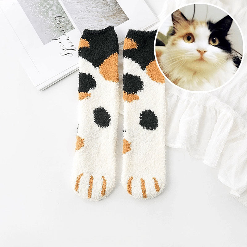 （SALDI DI NATALE 🎅）Calzini in cotone con graziosi gattini