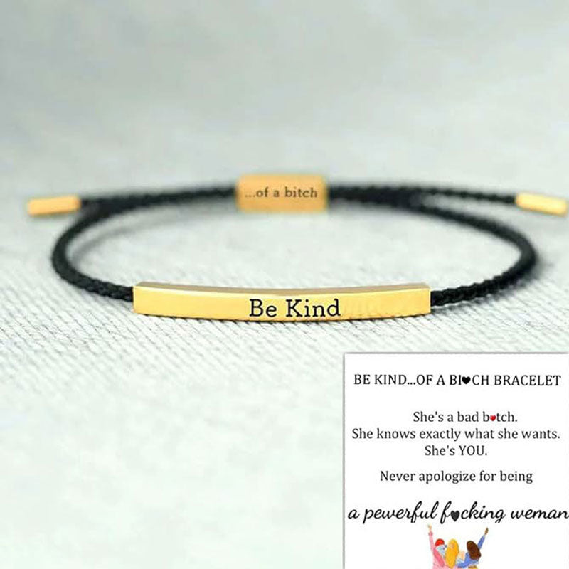 Bracciale intrecciato in acciaio inossidabil