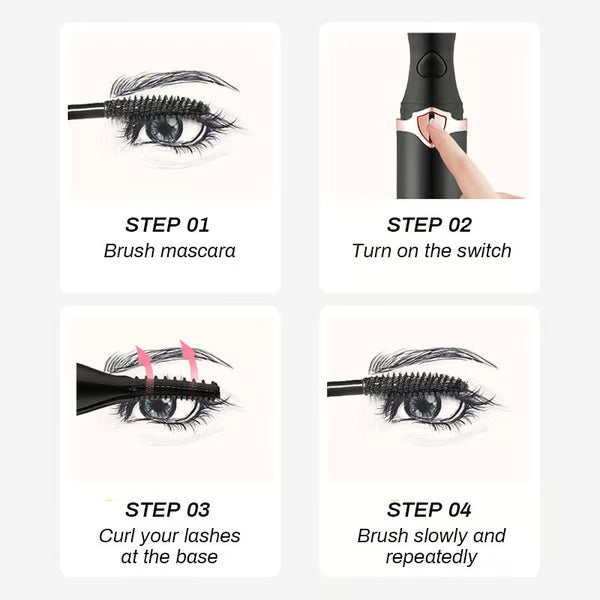 Piegaciglia elettrico per un look glamour immediato👁️Sbatti le ciglia e stupisci tutti!