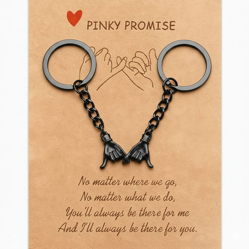 Portachiavi magnetici Pinky Promise – Set di mani intrecciate per coppie e migliori amici 🤞💞
