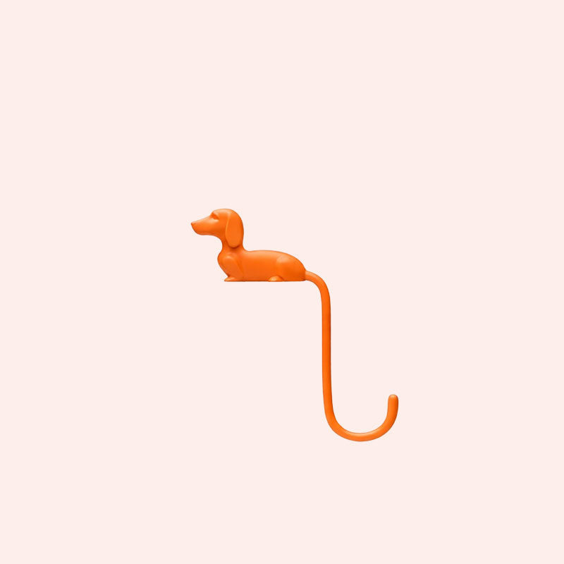 Gancio adesivo con coda di animale carin