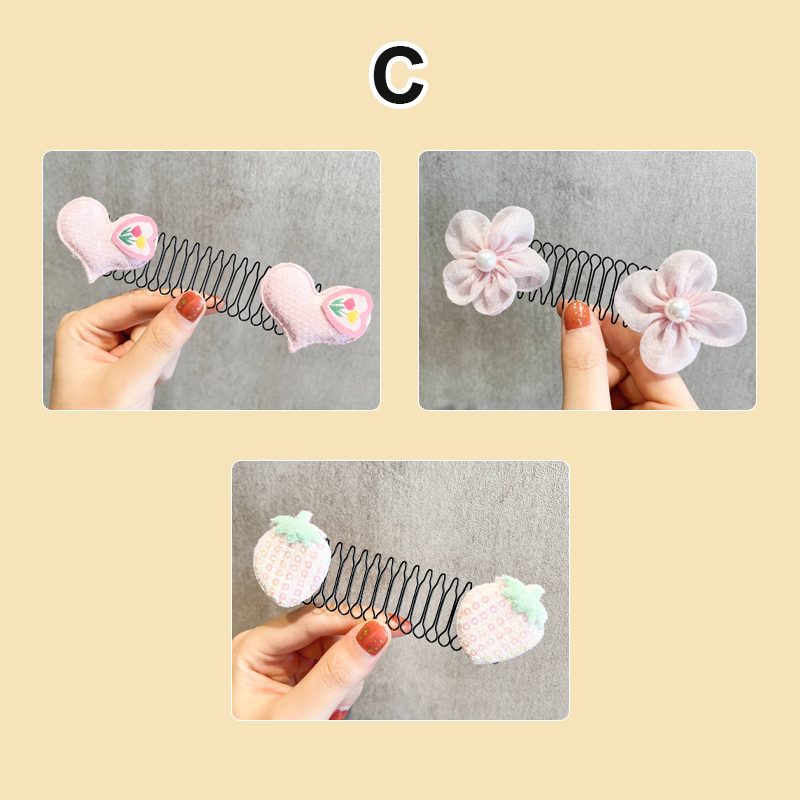Simpatico fermaglio per capelli spezzati