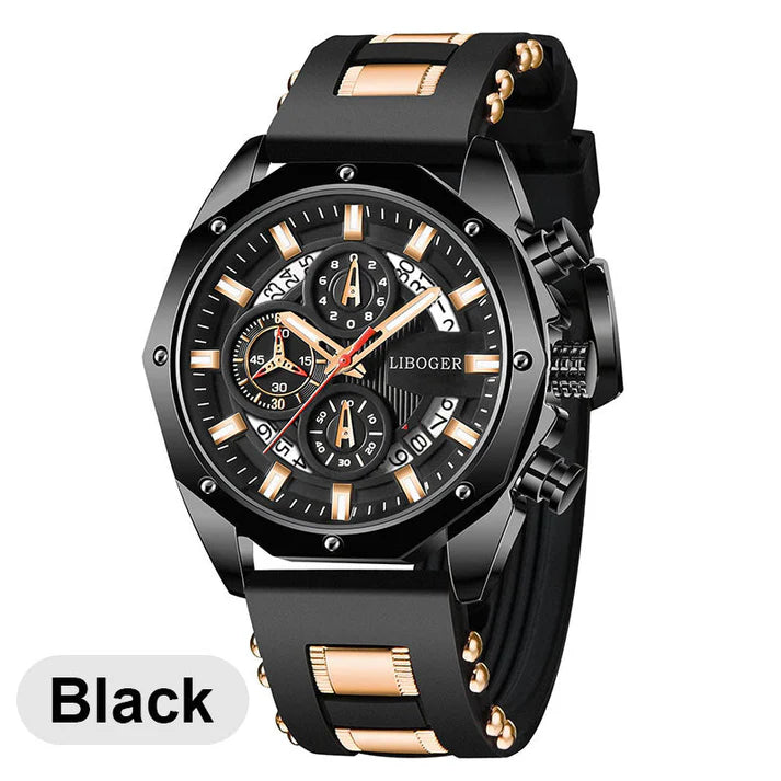 ⏳Offerta speciale a tempo limitato⏰Orologio professionale al quarzo con quadrante grande e calendario⌚