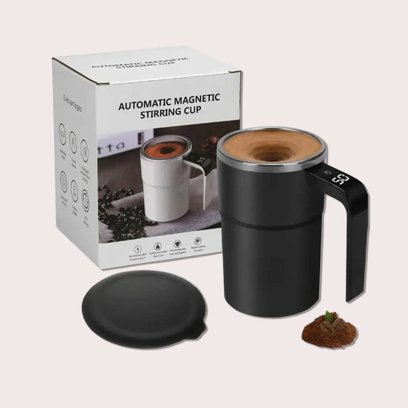 🔥Smart Magnetic Stirring Mug – miscelatore per bevande autorefrigerante con display della temperatura🌀