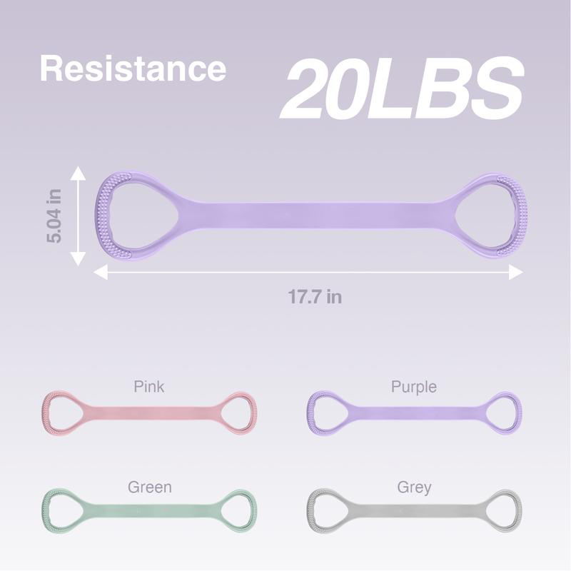 Figura 8: Fasce elastiche di resistenza – Fasce elastiche in silicone per l'allenamento femminile