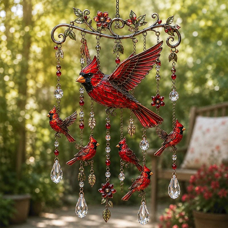 🐦🎐Grazioso carillon eolico a forma di colibrì
