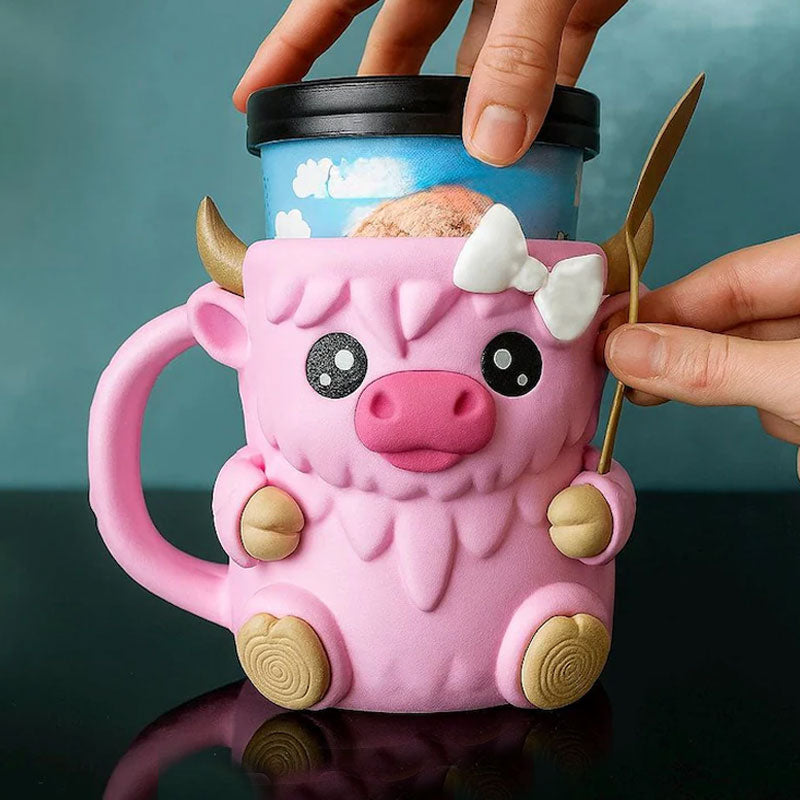Porta gelato Ferdinand Highland Cow