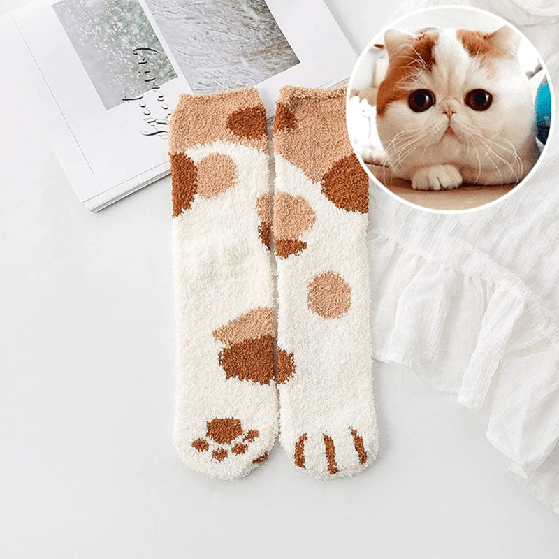 （SALDI DI NATALE 🎅）Calzini in cotone con graziosi gattini