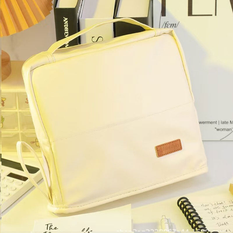 Borsa cosmetica verticale – Portatile, grande capienza