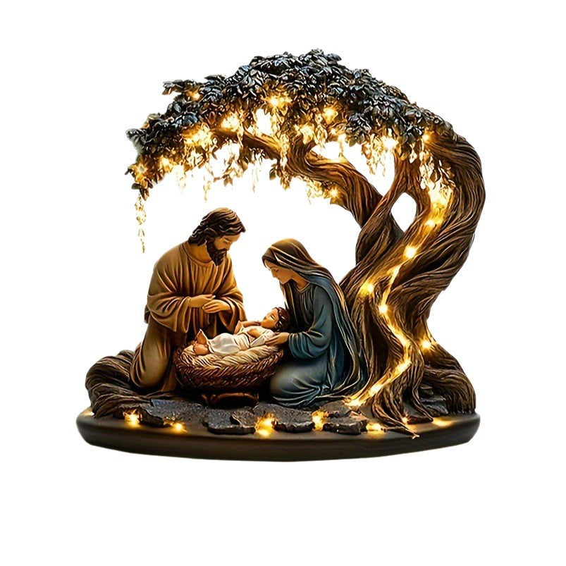 Albero della vita di Gesù Decorazione da tavolo per neonati