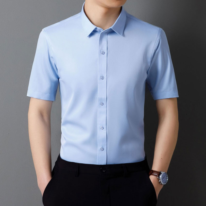 Camicia da uomo button-down senza rughe