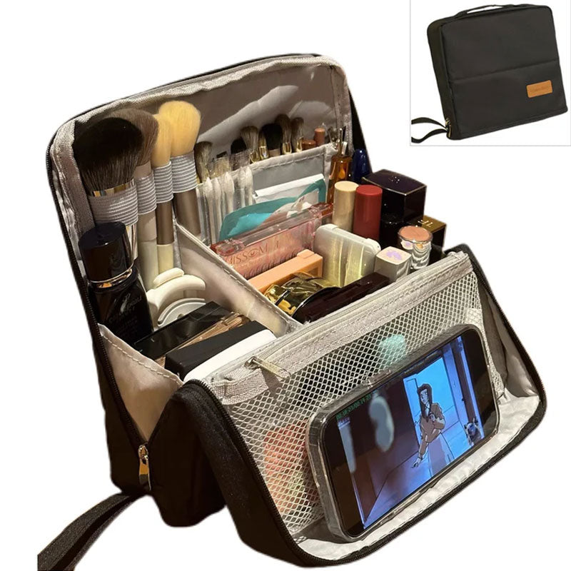 Borsa cosmetica verticale – Portatile, grande capienza