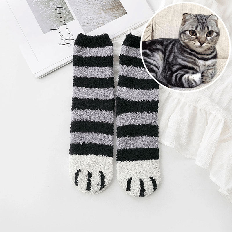 （SALDI DI NATALE 🎅）Calzini in cotone con graziosi gattini