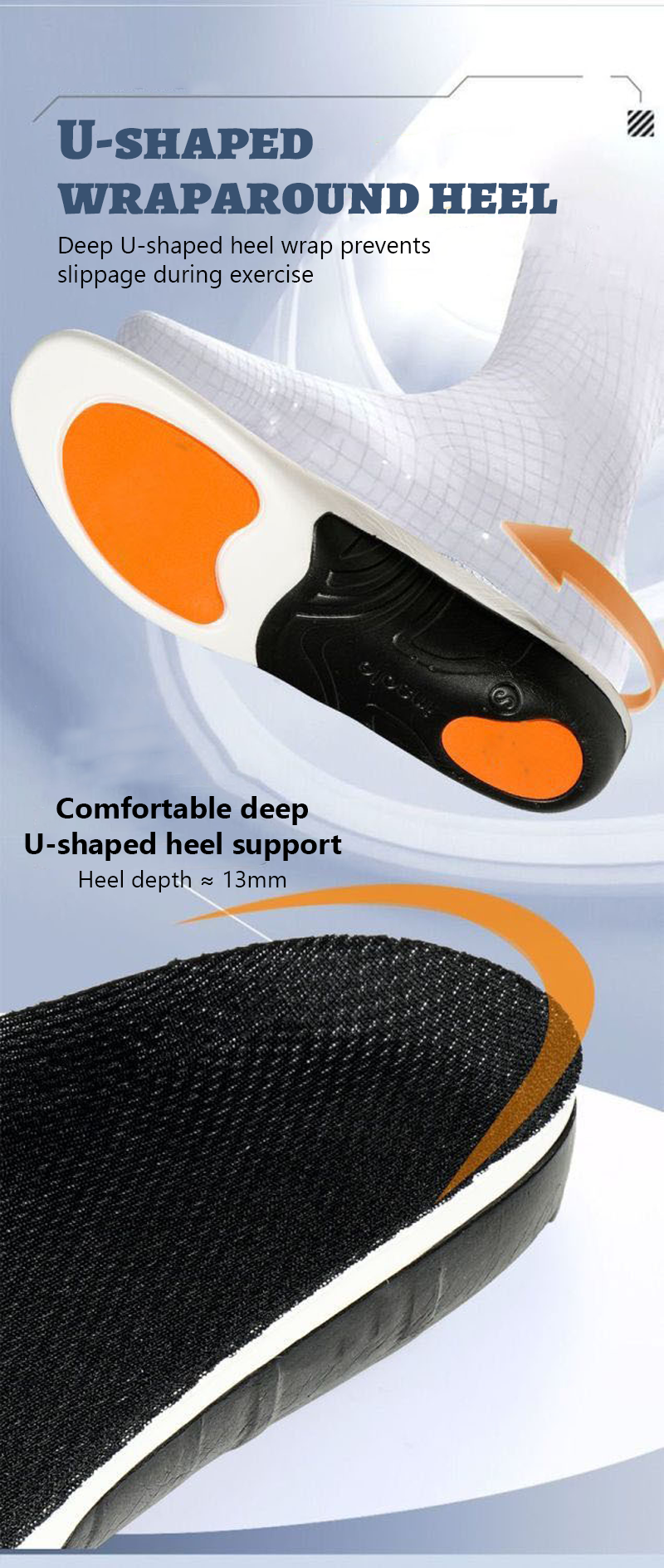 ✨ Solette sportive professionali con supporto plantare