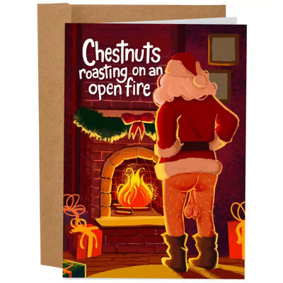 🔥Saldi natalizi 49% di sconto🎄🎅Set di 9 biglietti natalizi divertenti e inappropriati