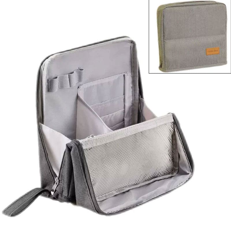 Borsa cosmetica verticale – Portatile, grande capienza