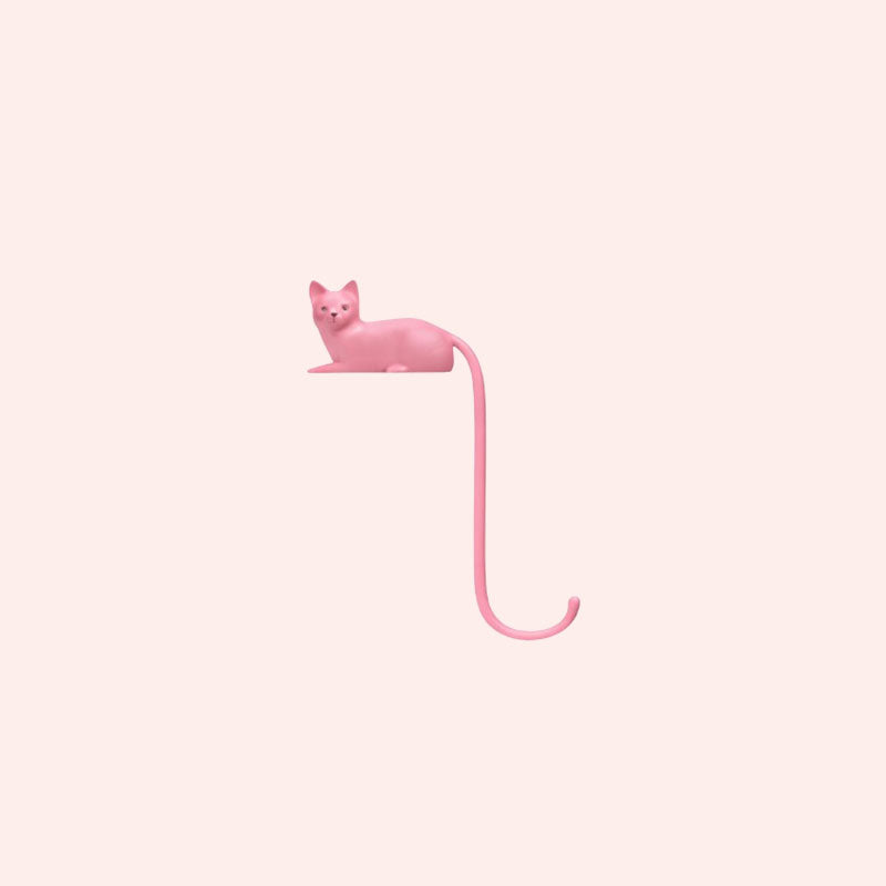 Gancio adesivo con coda di animale carin