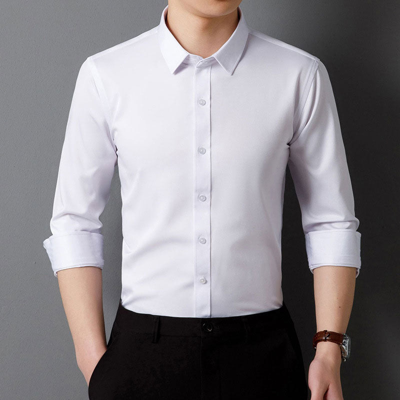 Camicia da uomo button-down senza rughe