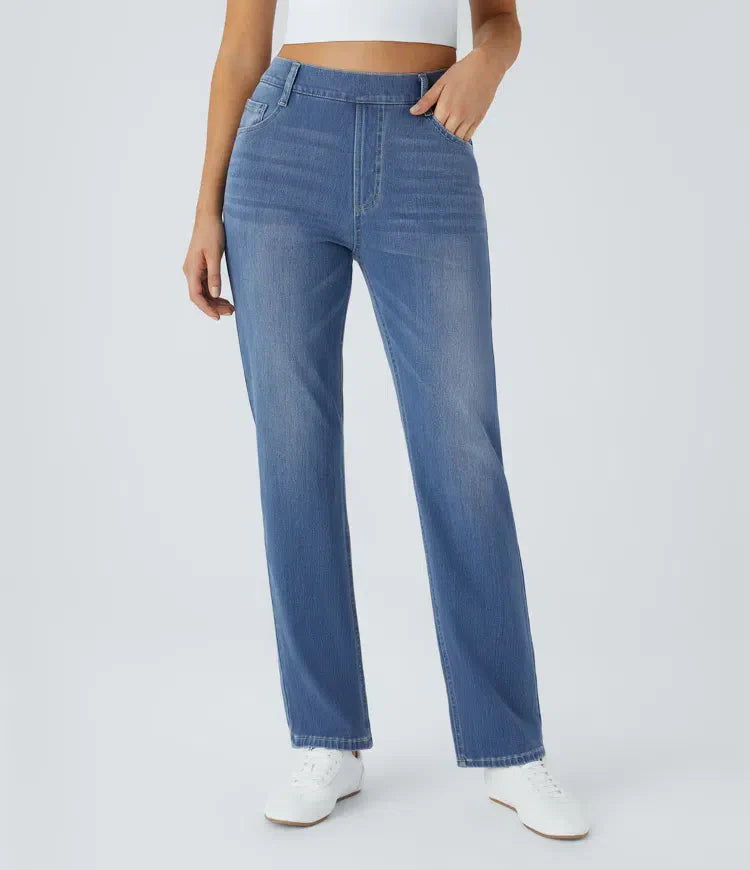 Pantaloni a vita alta elastici e confortevoli