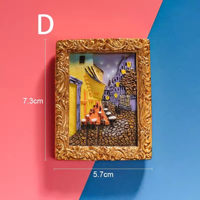 Set di magneti da frigo ispirati a Van Gogh