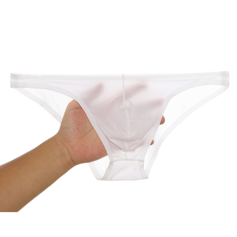 Slip sexy trasparente ultra-sottile senza cuciture in seta di ghiaccio
