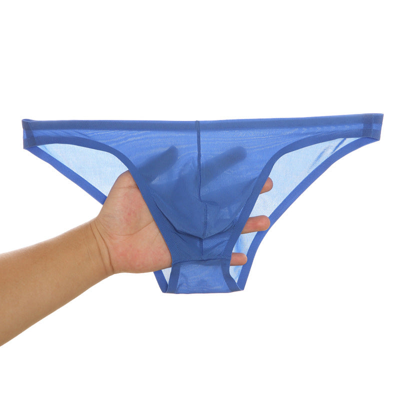 Slip sexy trasparente ultra-sottile senza cuciture in seta di ghiaccio