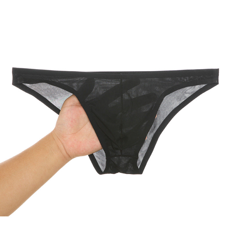 Slip sexy trasparente ultra-sottile senza cuciture in seta di ghiaccio