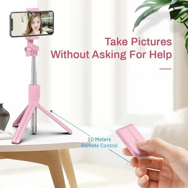 🔥Hot Sale SCONTO DEL 50%🎁Nuovo selfie stick e treppiede multifunzionale migliorato estensibile per telefono